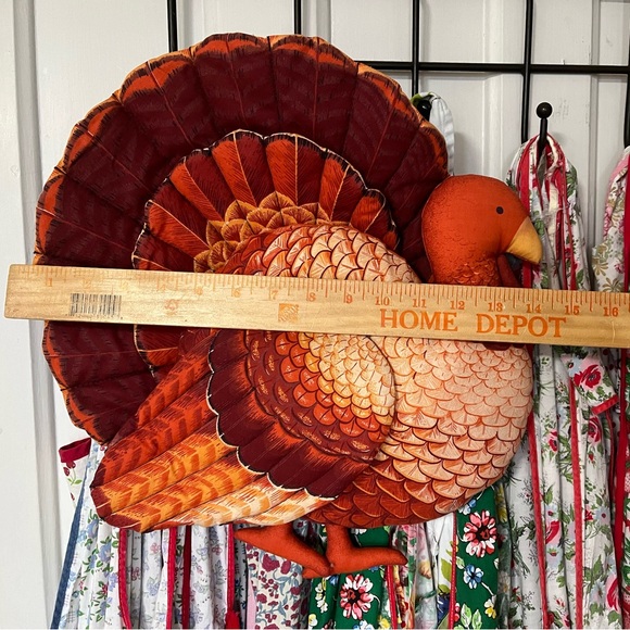 Plush fabric hanging Turkey Thanksgiving pillow? - Picture 6 of 6